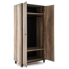 Babystyle Double Wardrobe interior view - Montana