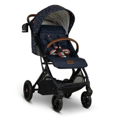 Cosatto Woosh Trail Doodle Days Stroller - Colourful lining under Hood and Leatherette Bumper Bar