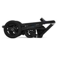 Cosatto Wow 2 Pram & Pushchair - Silhouette - side view, showing chassis folded