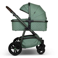 Cosatto Wow 3 Pram - Meadow - side view with hood fully extended