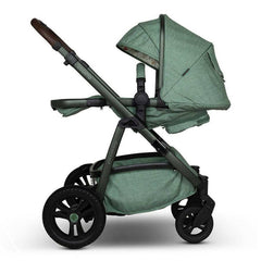 Cosatto Wow 3 Pushchair - Meadow - side view, parent-facing and reclined