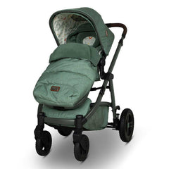 Cosatto Wow 3 Pushchair - Meadow - forward-facing with footmuff