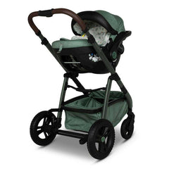 Cosatto Acorn 2 i-Size Infant Car Seat - Meadow - attached to chassis
