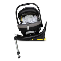 Cosatto Acorn 2 i-Size Infant Car Seat - Bobtail - side view, attached to included ISOFIX base