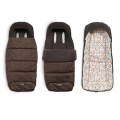 Cosatto Wow 3 Everything Bundle - Foxford Hall showing the included footmuff