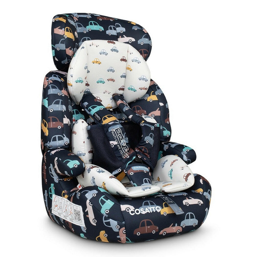 Cosatto Zoomi Group 123 Car Seat with 5 Point Plus - Beep Beep