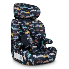 Cosatto Zoomi Group 123 Car Seat with 5 Point Plus - Beep Beep - with 5-point safety harness