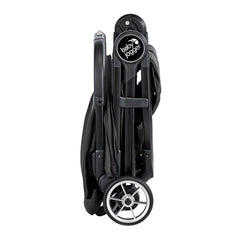 Baby Jogger City Tour 2 (Pitch Black) - side view, shown folded