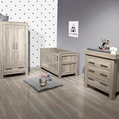 BabyStyle Bordeaux Nursery Furniture Set (Ash) - lifestyle image