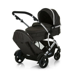 Hauck Duett 2 Pushchair - Black with carrycot