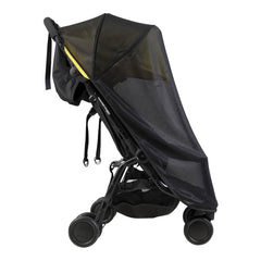 Mountain Buggy Nano Duo Sun Cover (Black) - side view (pushchair not included, available separately)