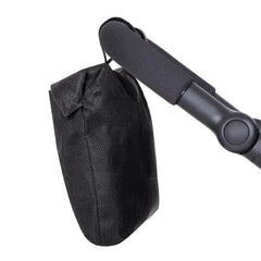 Phil & Teds Storm Cover for v6 Dot/Sport/Dash (2019+ Single-to-Double) - close view, showing the raincover in its storage bag