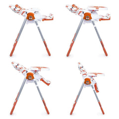 Cosatto Noodle 0+ Highchair (Mister Fox) - side view, showing some of the configurations available