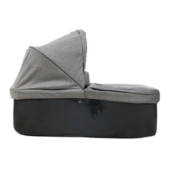 Mountain Buggy Duet - Luxury Collection Bundle (Herringbone) - side view, showing the carrycot