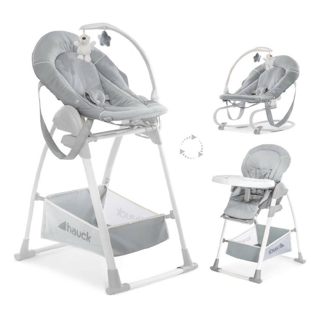 Hauck Sit 'n' Relax 3in1 Highchair (Stretch Grey