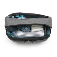 Bugaboo Pushchair Organiser (Grey Melange) - showing the organiser`s interior (contents not included)