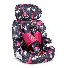 Cosatto Zoomi 123 Car Seat - Unicorn Land - with 5 point plus harness