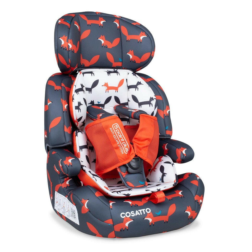 Cosatto Zoomi 123 Car Seat - Charcoal Mister Fox