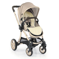egg2 Luxury Bundle (Feather) - showing the stroller in forward-facing mode with its luxury fleece seat liner