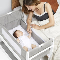 SnuzPod⁴ Bedside Crib 3-in-1 (Dusk) - lifestyle image
