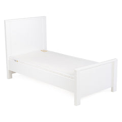 CuddleCo Aylesbury Cot Bed (White) - shown here as the junior bed (mattress not included, available separately)