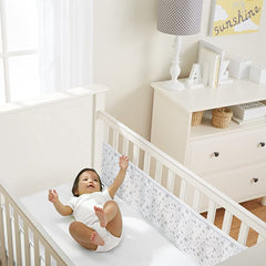 Breathable Baby Cot Bed Set (Twinkle Grey) - lifestyle image