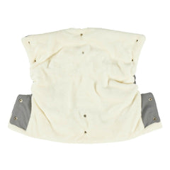 Ickle Bubba Pram Hand Muff (Grey) - showing the muff opened up to reveal its fur lining