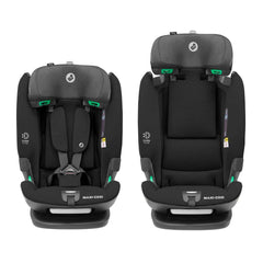 Maxi-Cosi Titan Pro i-Size Car Seat (Authentic Black) - showing how the seat adapts into a high-back booster