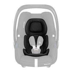 Maxi-Cosi CabrioFix i-Size Infant Carrier Car Seat (Essential Black) - showing the seat`s newborn inlay