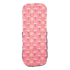 Cosatto Supa 3 Stroller (Pretty Flamingo) - shown here is the back of the footmuff which can be used as a summer seat liner