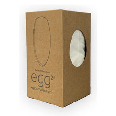 egg2 Carrycot Fitted Sheets - Pack of 2 (Ivory Grey) - showing the ivory sheet in its packaging