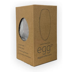 egg2 Carrycot Fitted Sheets - Pack of 2 (Ivory Grey) - showing the grey sheet in its packaging