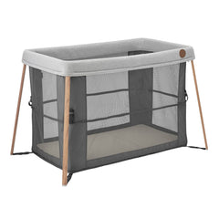 Maxi-Cosi Iris Travel Cot (Essential Graphite) - showing the cot at its lower position