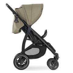 Hauck Rapid 4D Stroller (Olive) - showing the stroller from the side