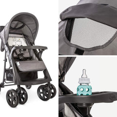 Hauck Shopper Neo II (Pooh Cuddles) - showing some of the stroller`s features