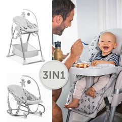 Hauck Sit 'n' Relax 3in1 Highchair Nordic Grey