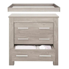 BabyStyle Bordeaux Changing Unit - Ash - with removable changing top