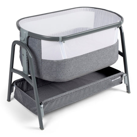 Ickle Bubba Bubba&Me Bedside Crib - with front panel raised