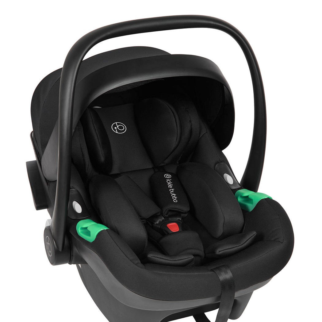 Ickle Bubba Nimbus i-Size Car Seat - Black - with newborn insert