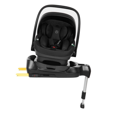 Ickle Bubba Nimbus 180° Spin i-Size Car Seat & ISOFIX Base - Black - seat rotated