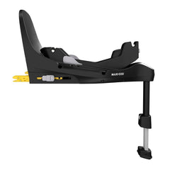Maxi-Cosi FamilyFix 360 PRO Base (ISOFIX) - side view, showing the base`s extendable ISOFIX connection brackets and its adjustable support leg