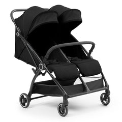 Ickle Bubba Aries Double Max Auto-Fold Stroller - Black