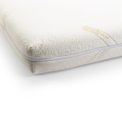 BabyStyle Coolmax Pocket Sprung Mattress - Cot Bed (140x70cm) - showing the cover`s zippered opening