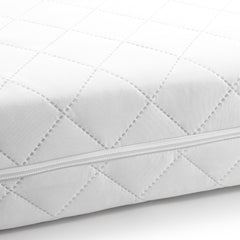 BabyStyle Dream Hypoallergenic Mattress - Cot Bed (140x70cm) - showing the cover`s zip opening