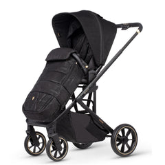 Empire 3 in 1 Travel System Ultra Black - Pushchair with Apron