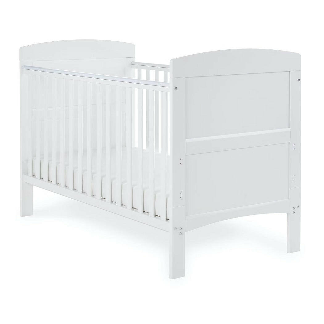 Obaby Grace Cot Bed - White (mattress not included)