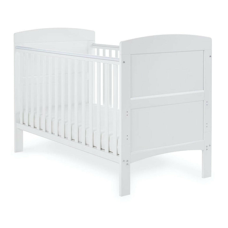 Obaby Grace Cot Bed - White (mattress not included)