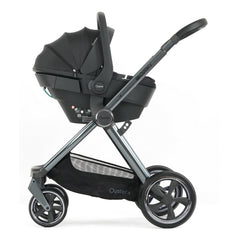 Oyster4 Gunmetal Chassis with Capsule 360 Infant Car Seat - Carbonite
