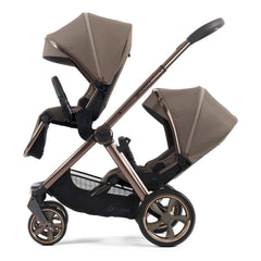 BabyStyle Oyster 4 Tandem Pushchair - Mink - with both seat units