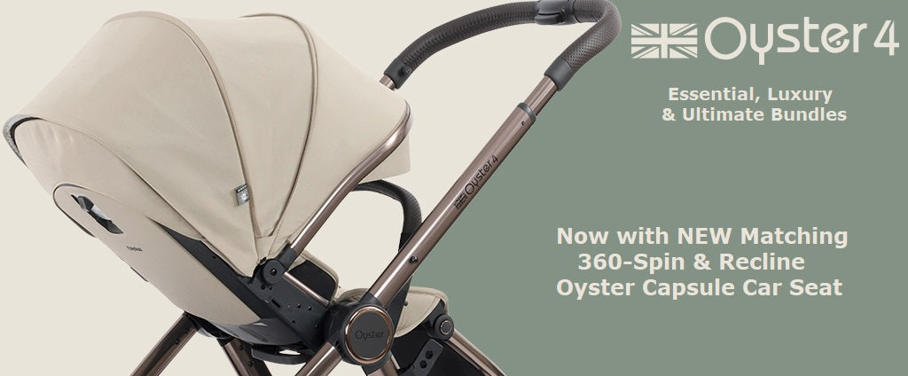 Oyster4 stroller shows now comes with matching 360-Spin Capsule Car Seat